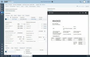 Invoice SAP Business ByDesign