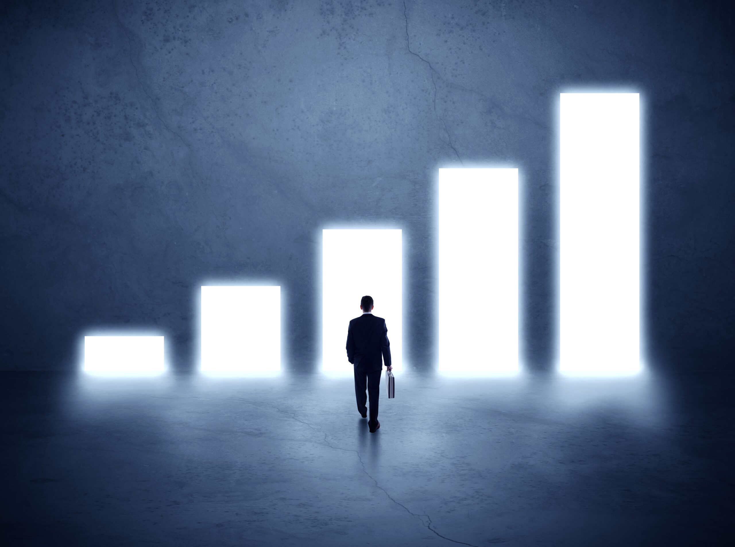 Visualisation abstraite d'une trajectoire de croissance de carrière pour le Forfait Standard SAP SuccessFactors