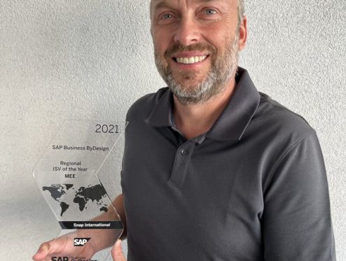 SAP MEE region ISV award 2021